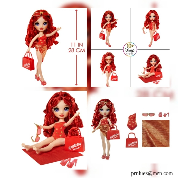 Rainbow High Ruby Anderson Swim & Style - Picture 8 of 9